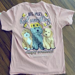 Simply Southern Dog Kisses Tshirt